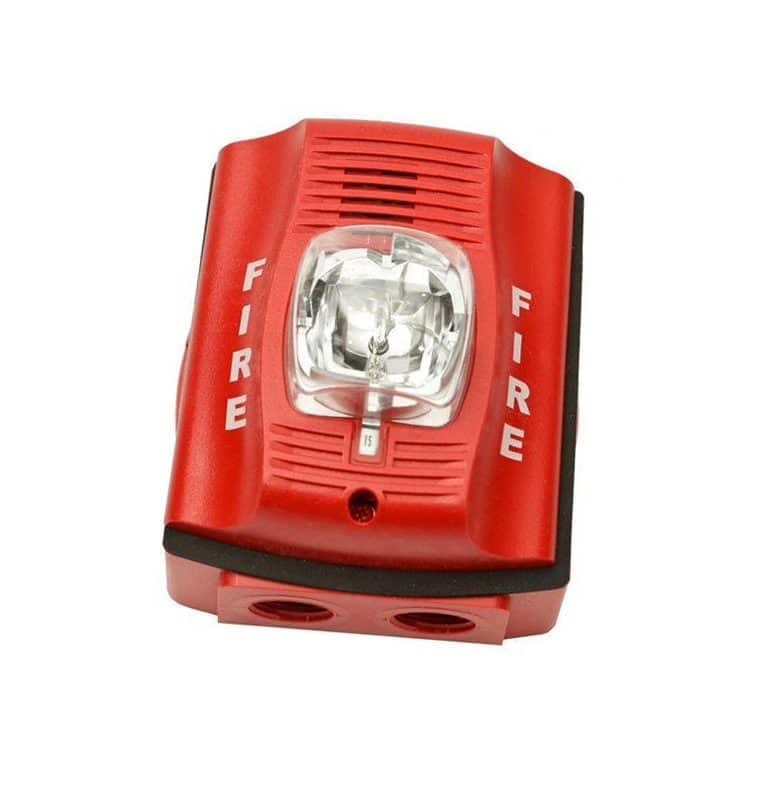 Sirena con Estrobo Exterior System Sensor P2RK SpectrAlert Advance (Roja)