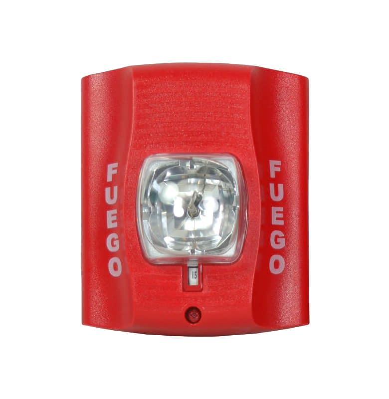 Luz Estrobo para Exterior System Sensor SRK-SP SpectrAlert Advance (Roja)