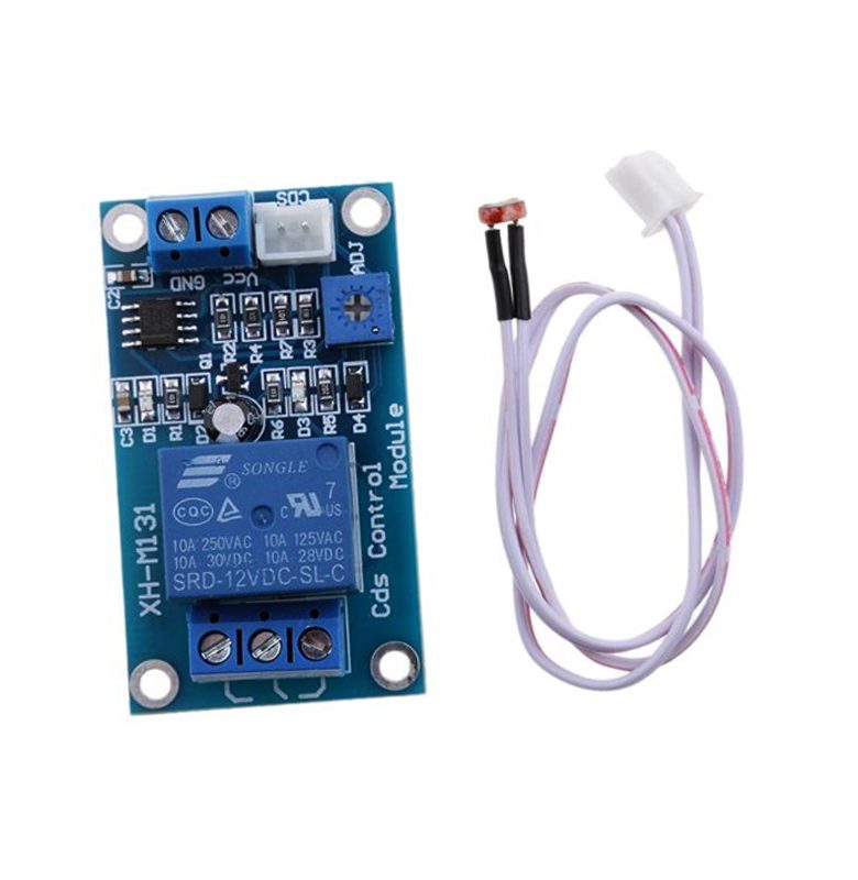 Módulo De Relé Fotorresistor Del Interruptor De Control De Luz XH-M131 DC 12V